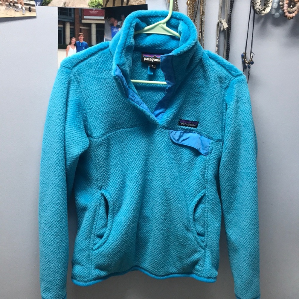 AQUA BLUE PATAGONIA PULLOVER